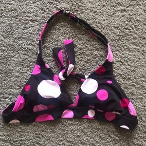 Polka dot bikini top